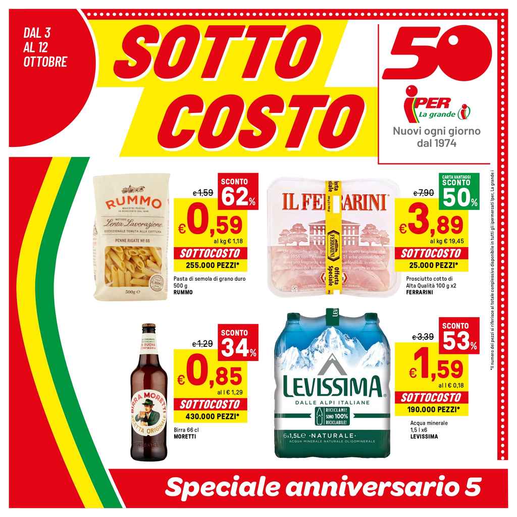 Volantino Iper La Grande I dal 3 al 12 ottobre 2024