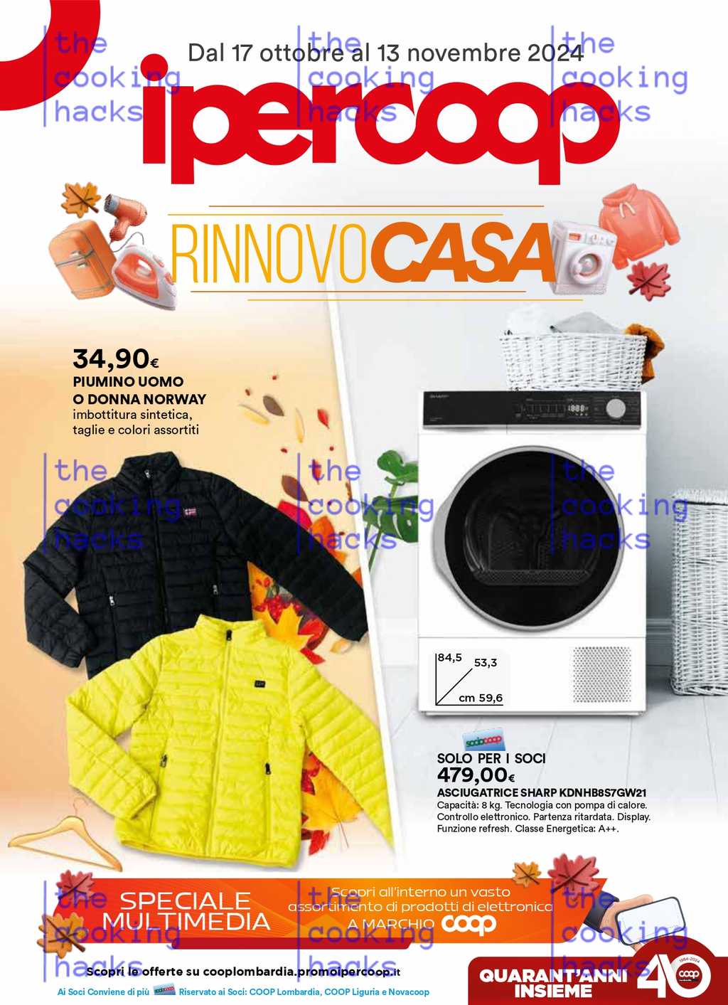 Volantino Ipercoop Rinnovo Casa dal 17 ottobre al 13 novembre 2024