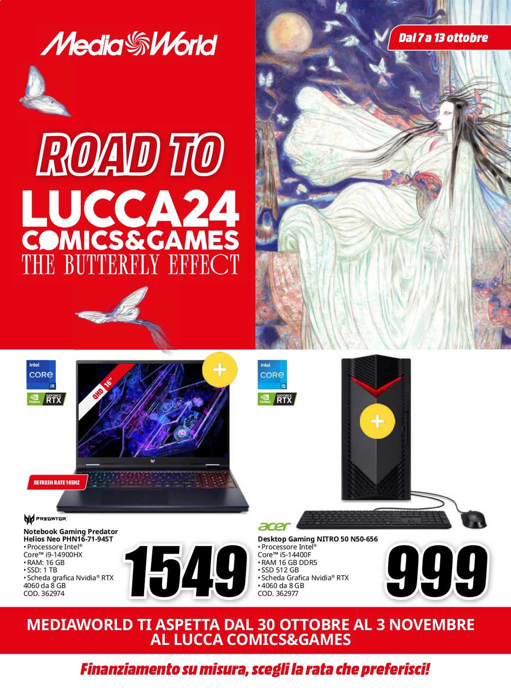 Road to Lucca Comics 2024: Le offerte di MediaWorld dal 7 al 13 ottobre 2024