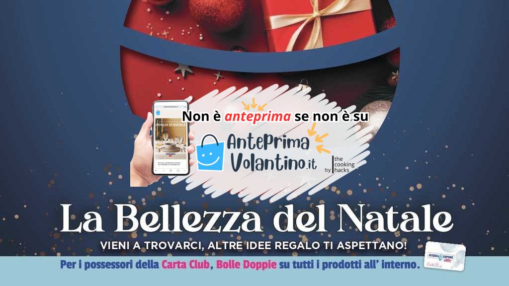Volantino Acqua e Sapone Natale 2024 su Anteprimavolantino.it