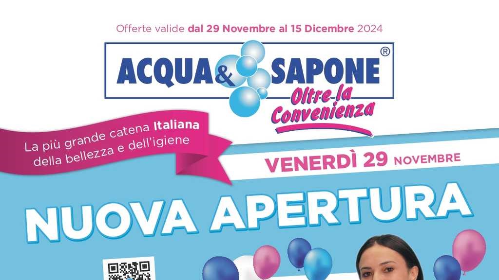 Acqua & Sapone nuova apertura a Foggia su Anteprimavolantino.it