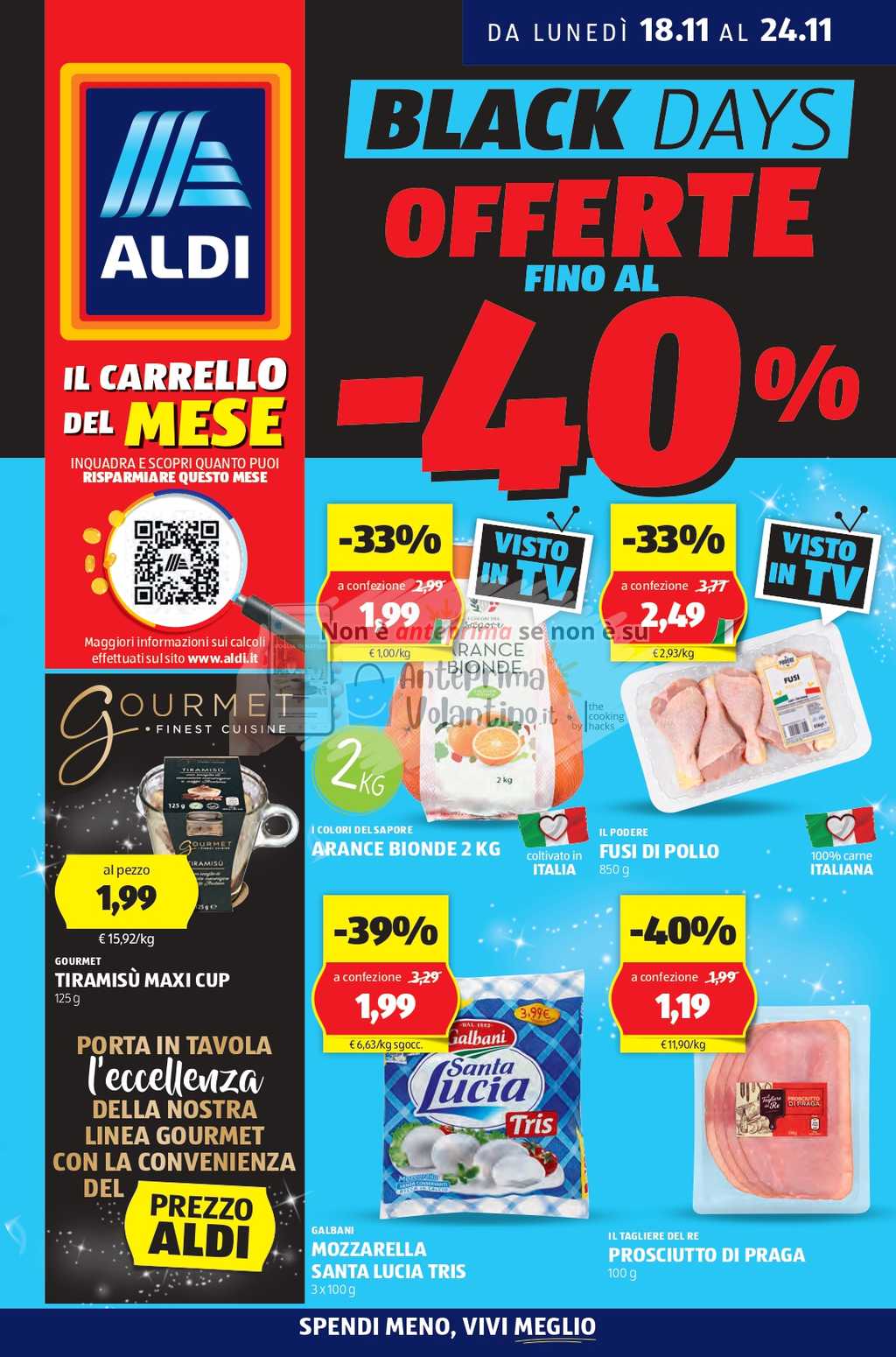 Volantino Aldi dal 18 al 24 novembre 2024