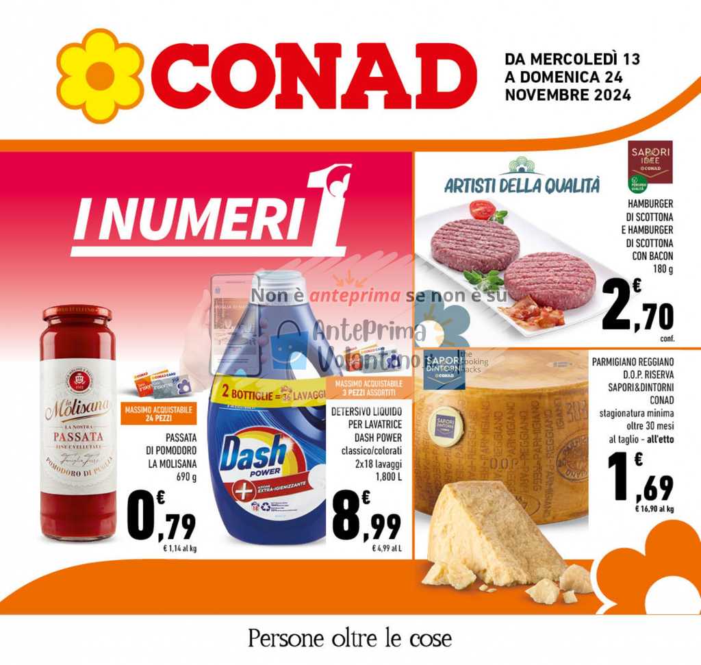Volantino Conad Campania dal 13 al 24 novembre 2024