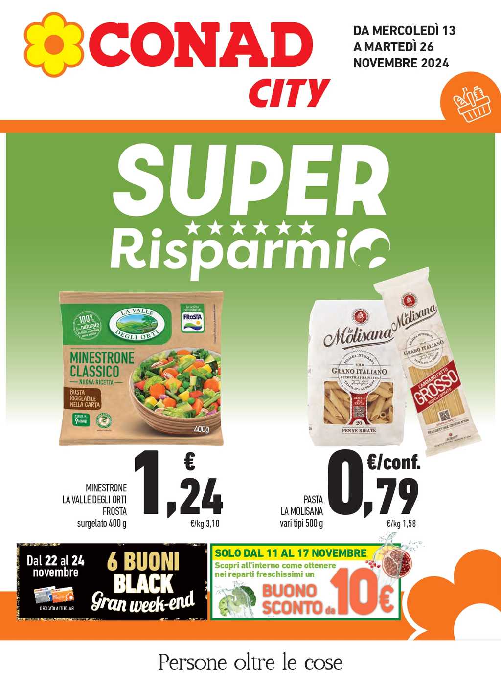 Volantino Conad City Lombardia dal 13 al 26 novembre 2024