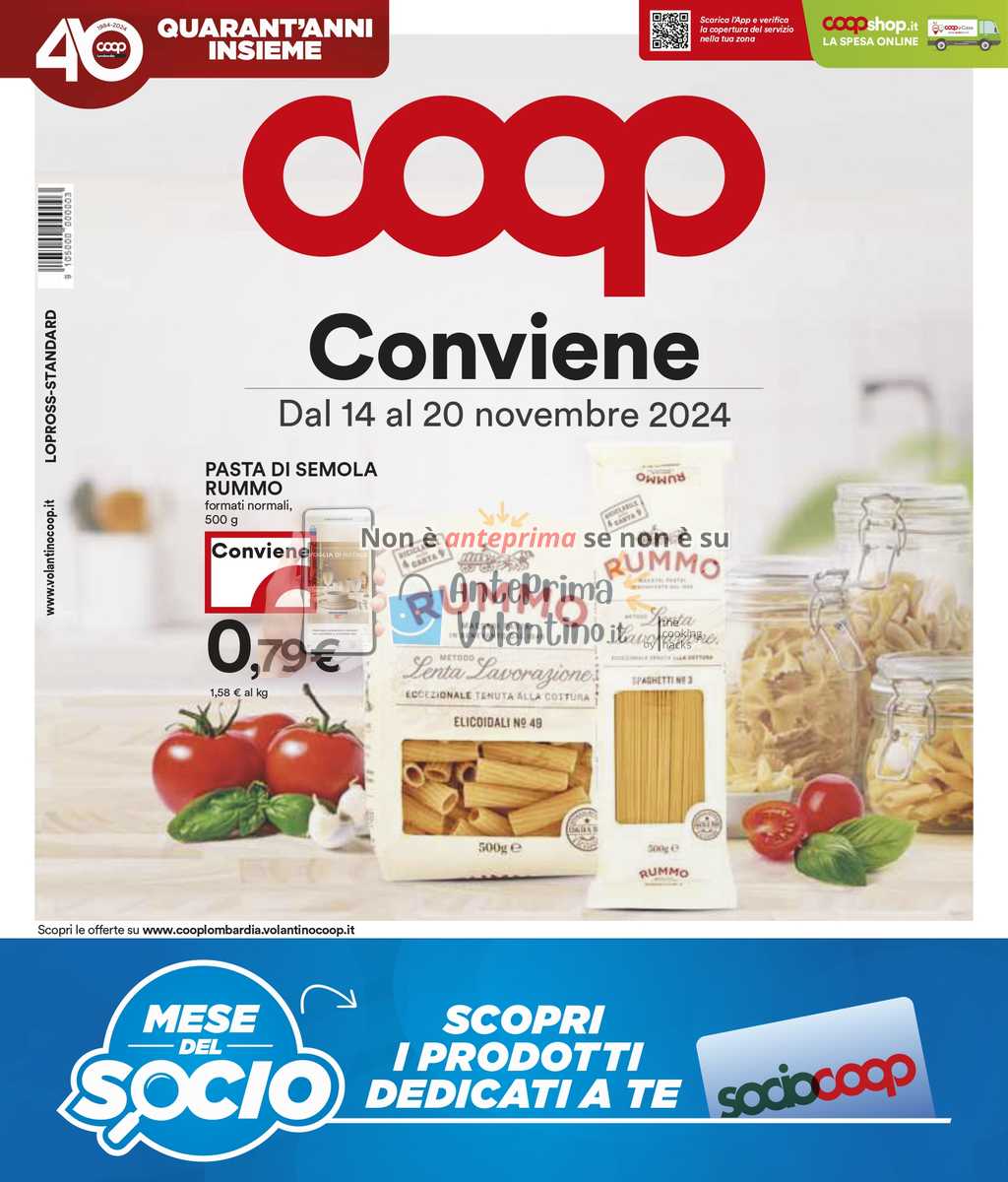 Volantino Coop dal 14 al 20 novembre 2024
