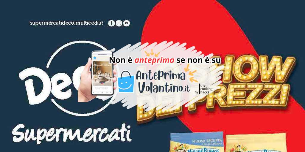 Volantino Decò Supermercati dal 21 novembre 2024 su Anteprimavolantino.it