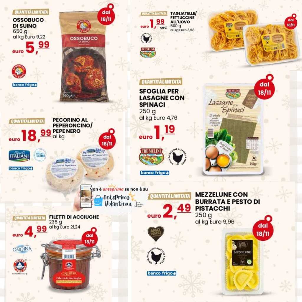 Offerte in anteprima del volantino Eurospin dal 18 novembre 2024