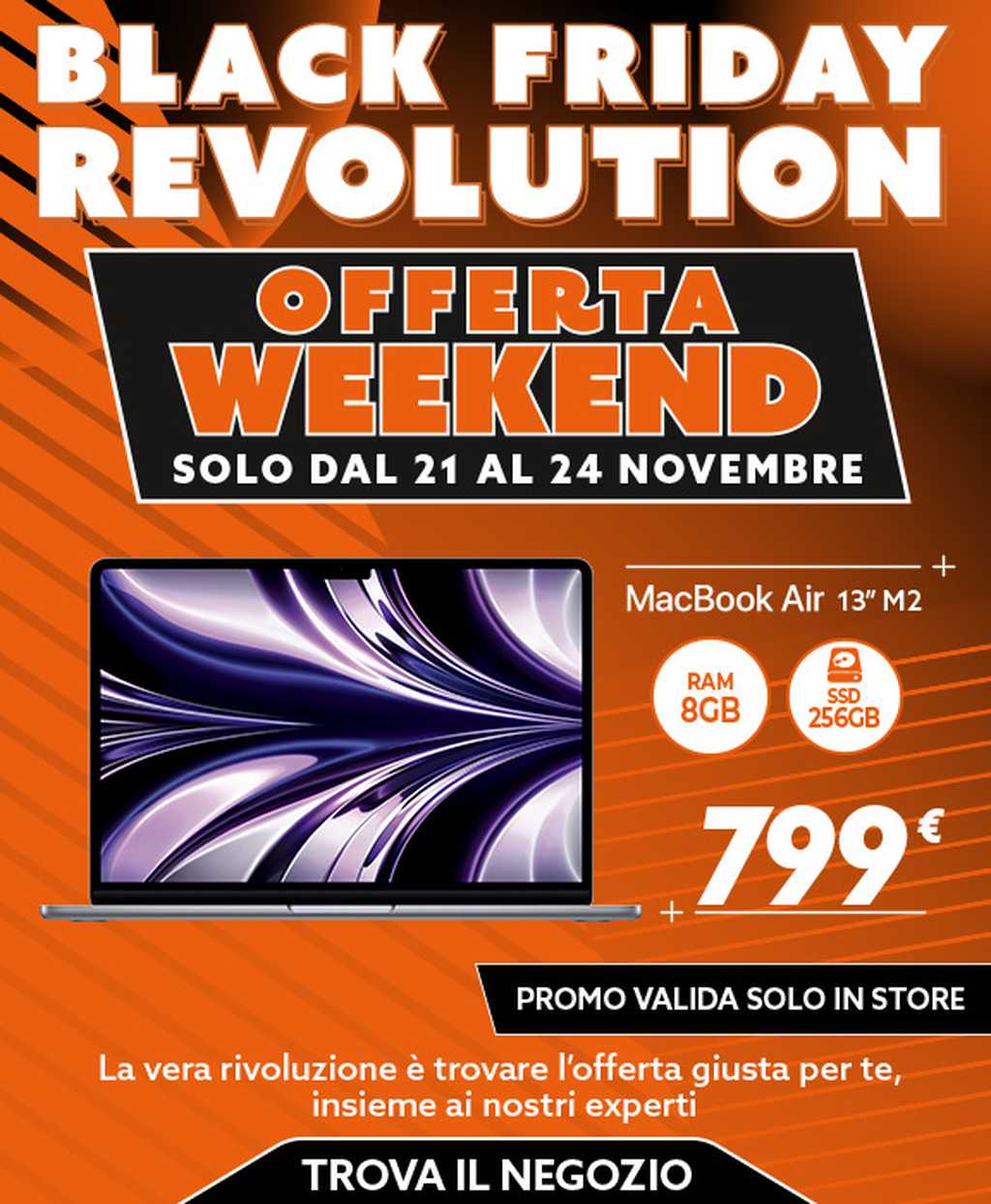 Black Friday Revolution di Expert dal 21 al 24 novembre 2024