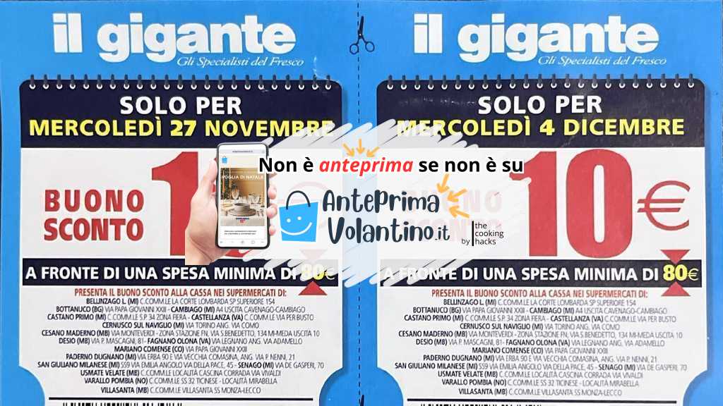 Buoni sconto da 10€ su Anteprimavolantino.it