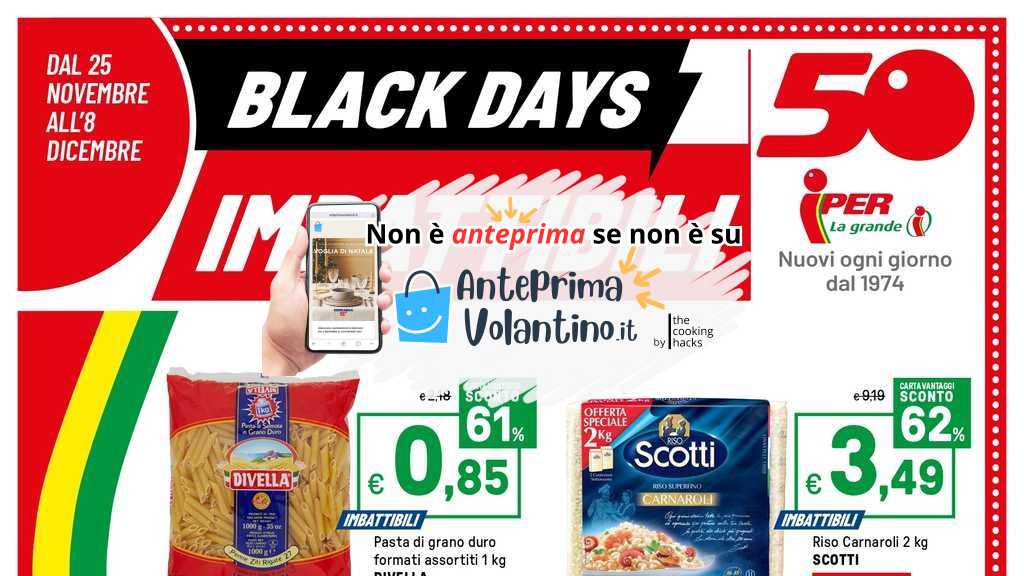 Volantino Iper La Grande I dal 25 novembre al 8 dicembre 2024 su Anteprimavolantino.it