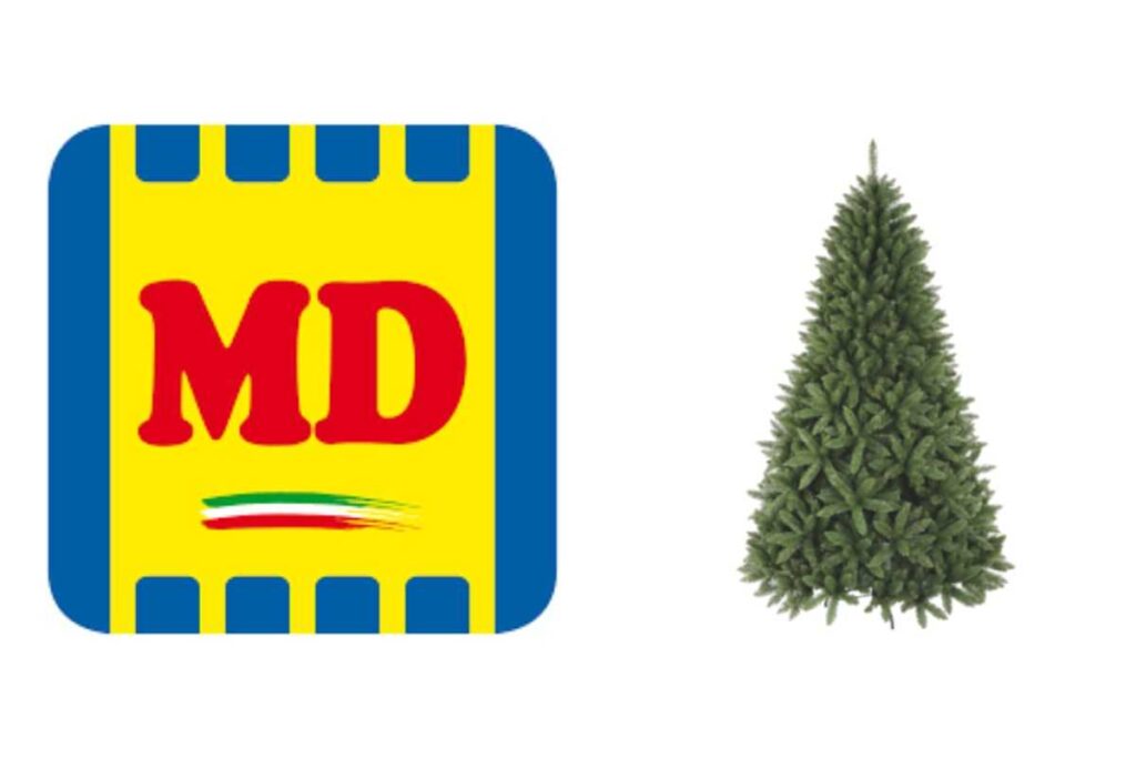 Offerte MD: Albero di Natale 210 cm a 69,90 Euro