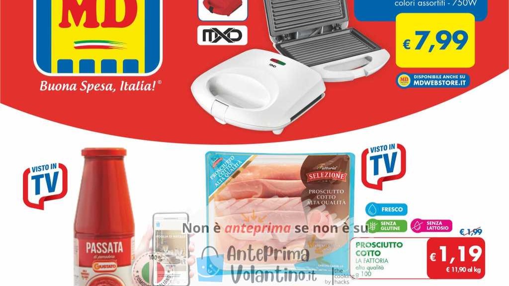 Volantino MD dal 19 novembre al 1 dicembre 2024 su Anteprimavolantino.it