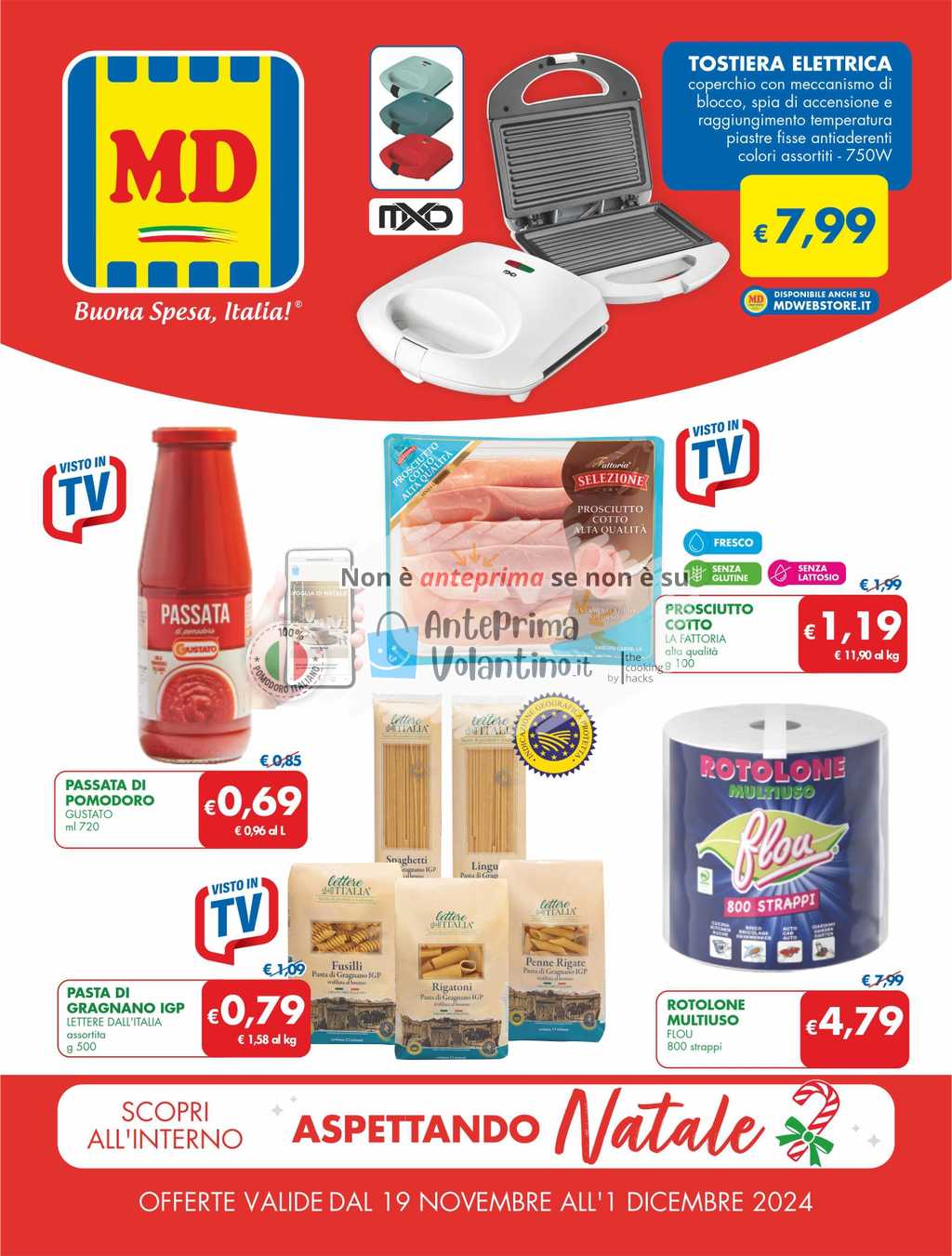 Volantino MD dal 19 novembre al 1 dicembre 2024