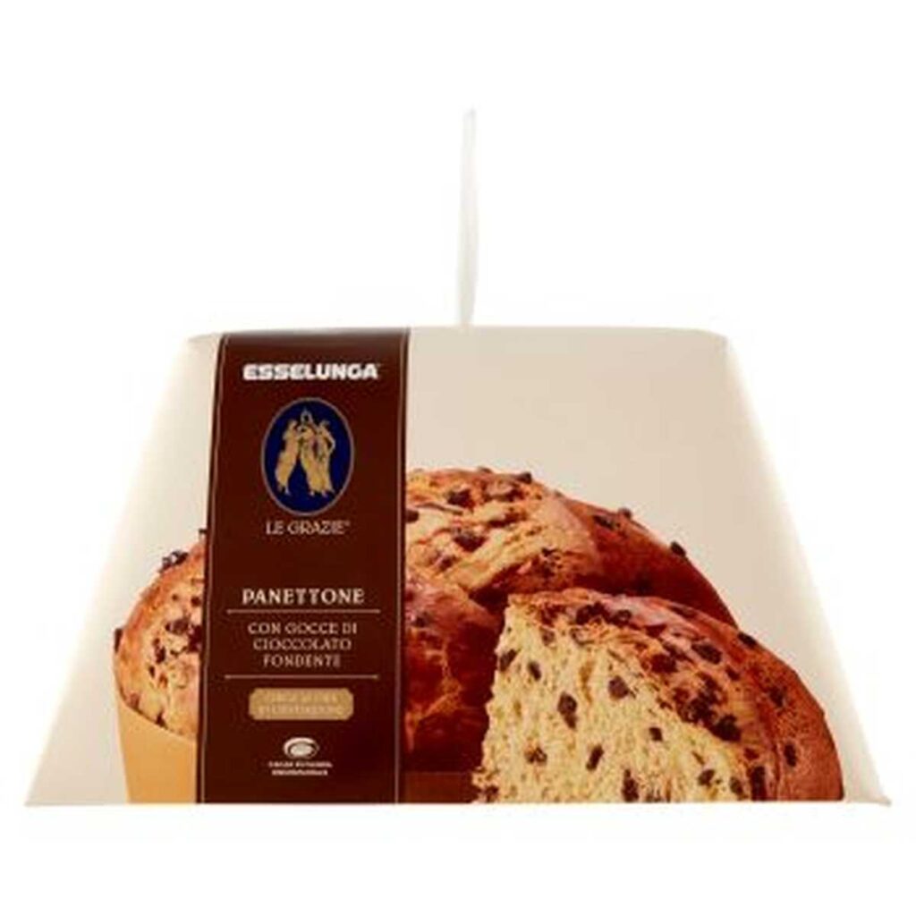 Panettone Le Grazie Esselunga con gocce di cioccolato su Anteprimavolantino.it