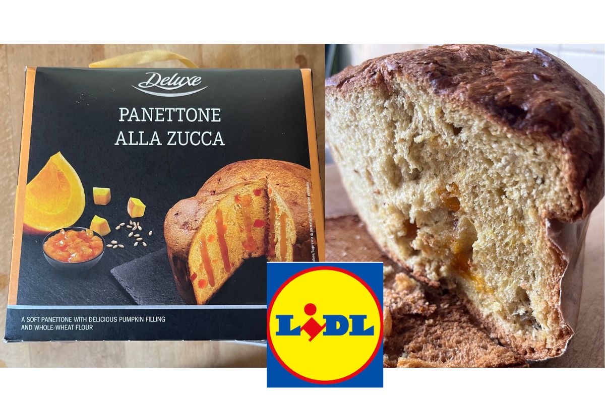 Panettone alla zucca della Linea Deluxe di Lidl: Un'idea originale per le Feste, ma con riserva
