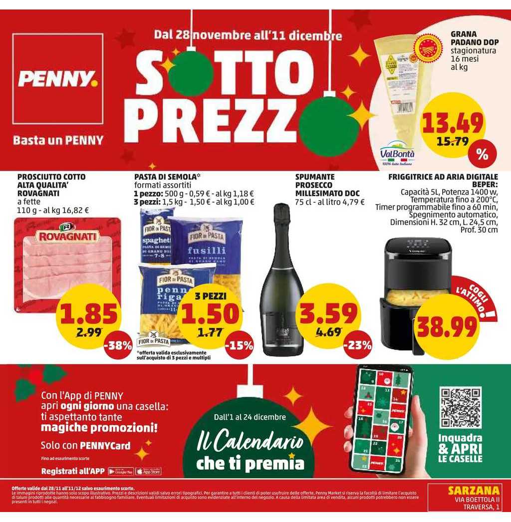 Volantino Penny dal 28 novembre al 11 dicembre 2024