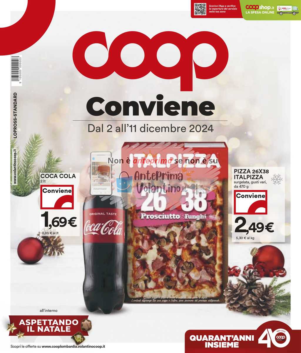 Volantino Coop dal 2 al 11 Dicembre 2024