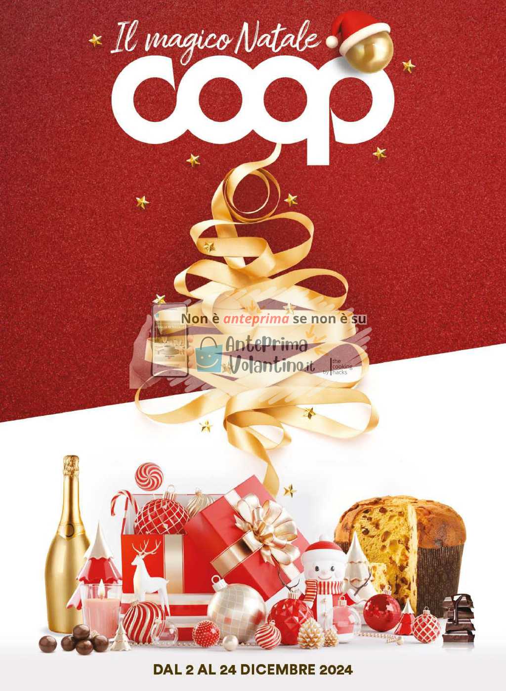 Volantino Coop Natale 2024: anteprima delle offerte dal 2 al 24 dicembre 2024