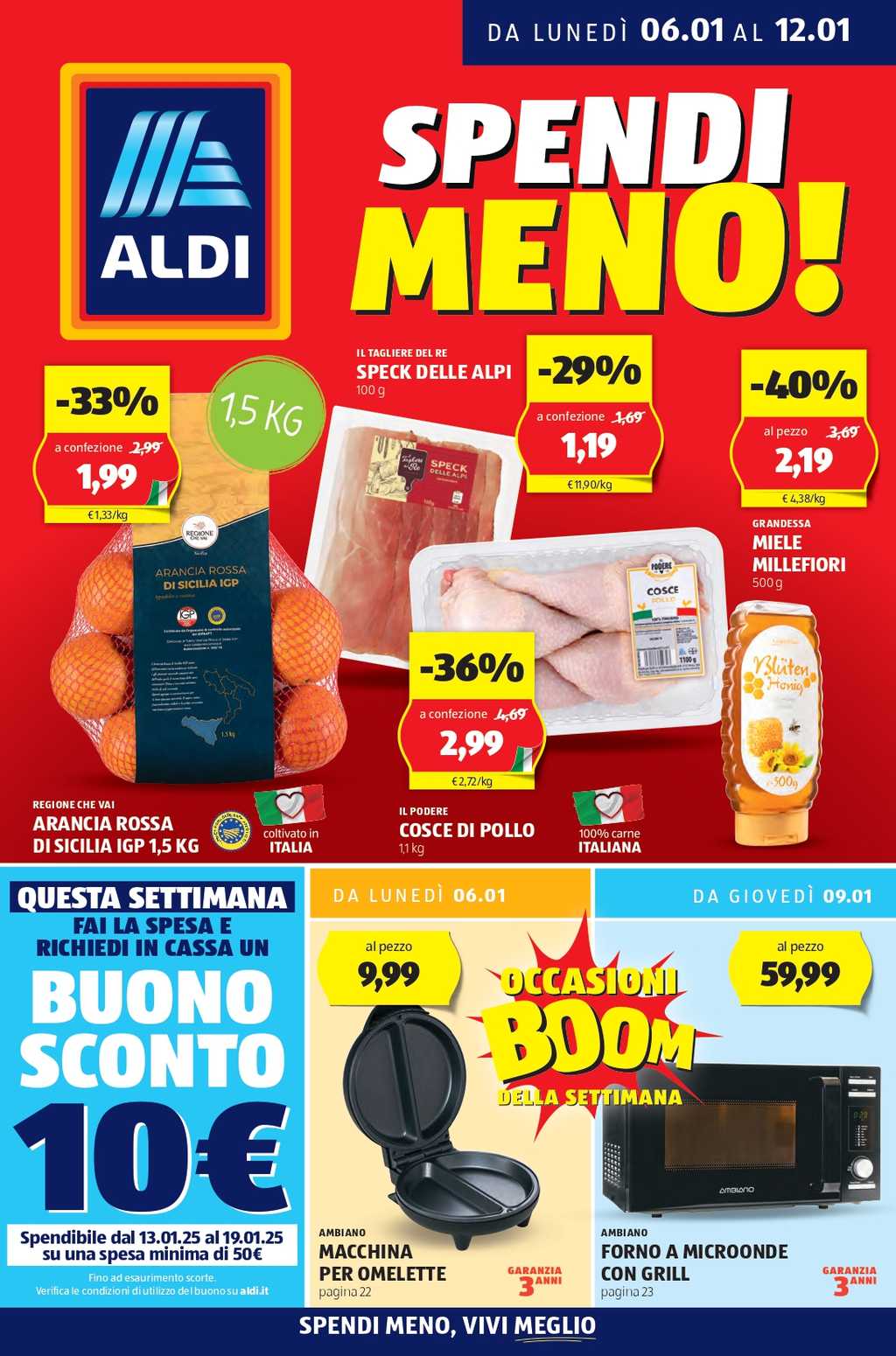 Volantino Aldi dal 6 al 12 gennaio 2025