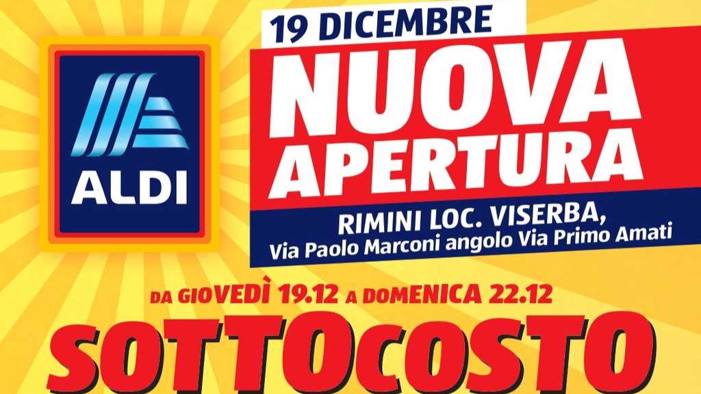Nuova apertura Aldi a Rimini