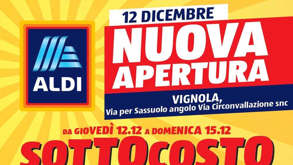 Nuova apertura Aldi a Vignola