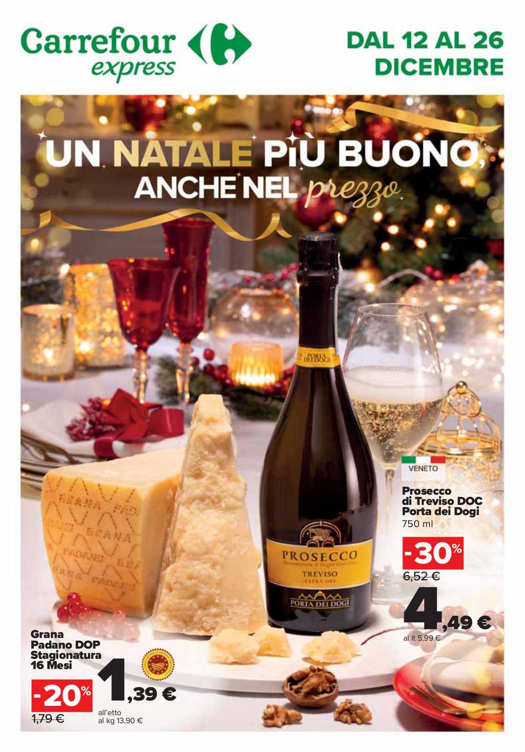 Volantino Carrefour Express dal 12 al 26 dicembre 2024