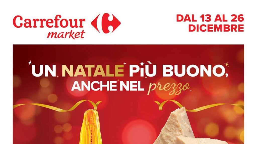 Volantino Carrefour Market dal 13 al 26 dicembre 2024 su Anteprimavolantino.it