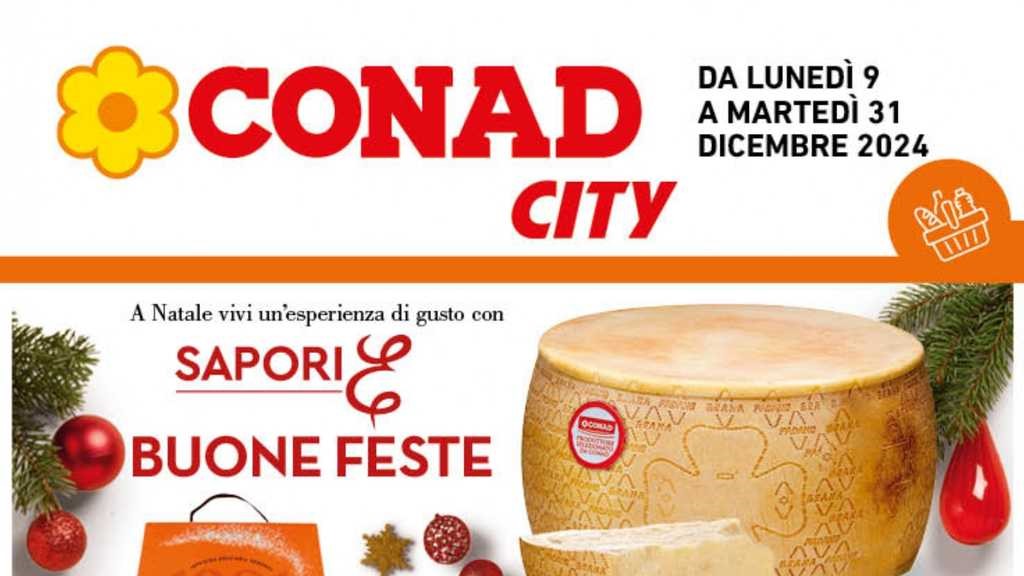 Volantino Conad City Campania dal 9 al 31 dicembre 2024 su Anteprimavolantino.it