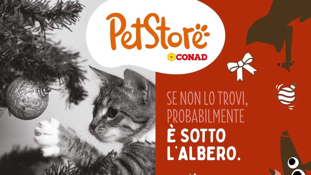 Volantino Pet Store Conad dal 12 dicembre 2024 al 6 gennaio 2025 su Anteprimavolantino.it