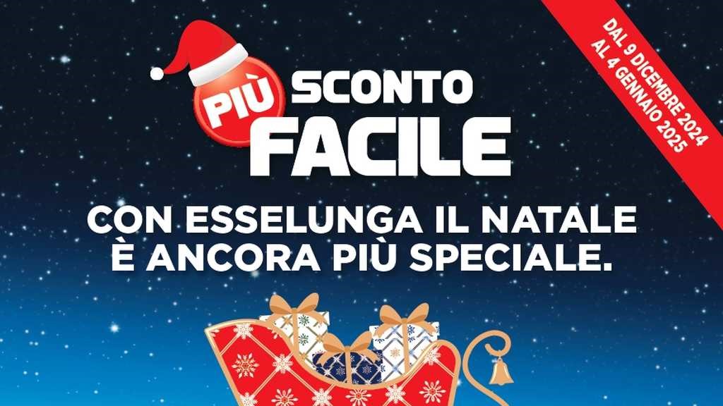 Volantino Esselunga Più Sconto Facile dal 9 dicembre al 4 gennaio 2024 su Anteprimavolantino.it
