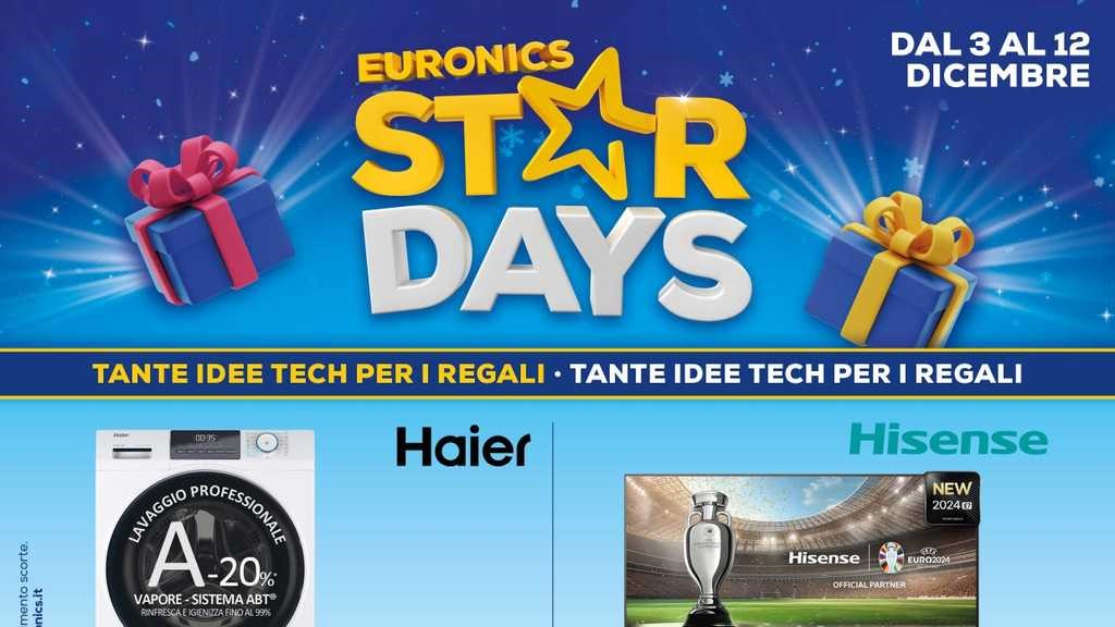 Volantino Euronics dal 3 al 12 dicembre 2024 su Anteprimavolantino.it