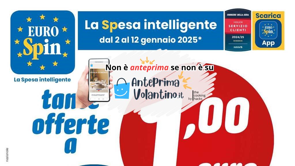 Volantino Eurospin dal 2 gennaio 2025