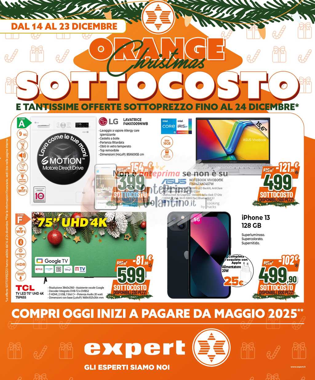 Volantino Expert dal 14 al 23 dicembre 2024