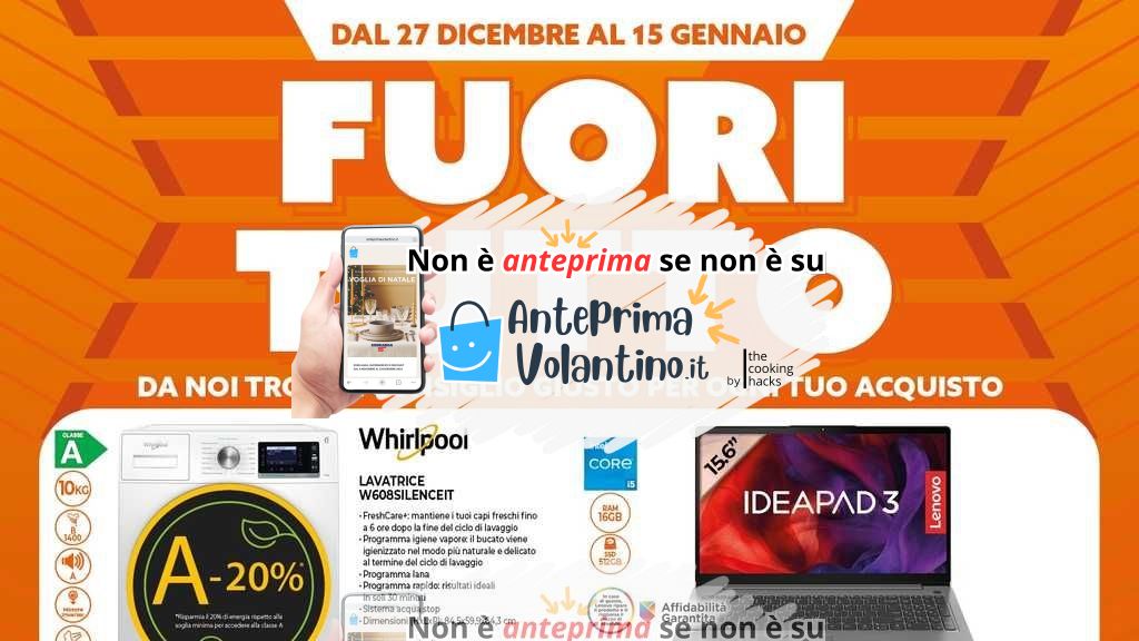 Volantino Expert dal 27 dicembre 2024 al 15 gennaio 2025