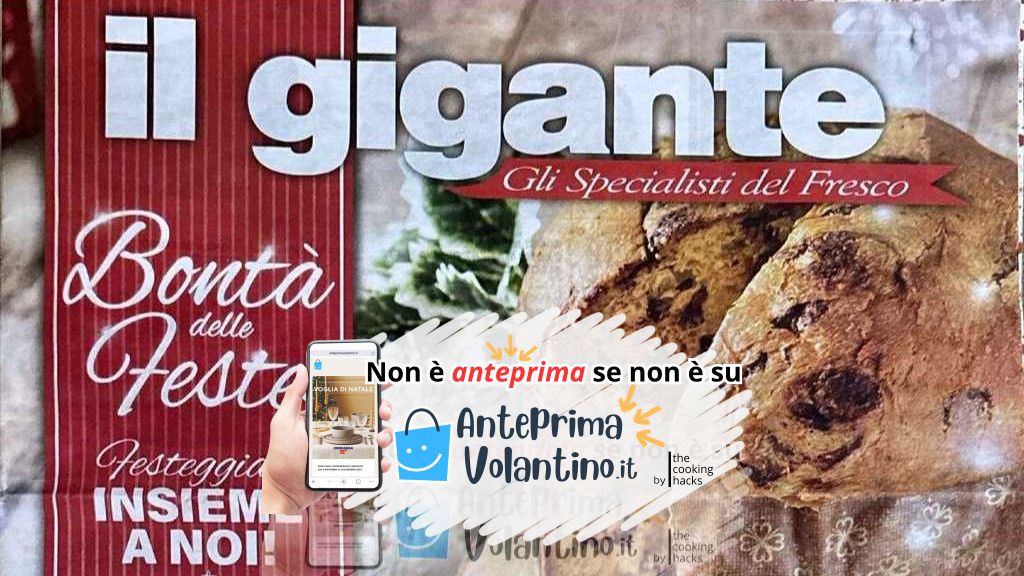 Volantino Il Gigante dal 16 al 31 dicembre 2024 su Anteprimavolantino.it