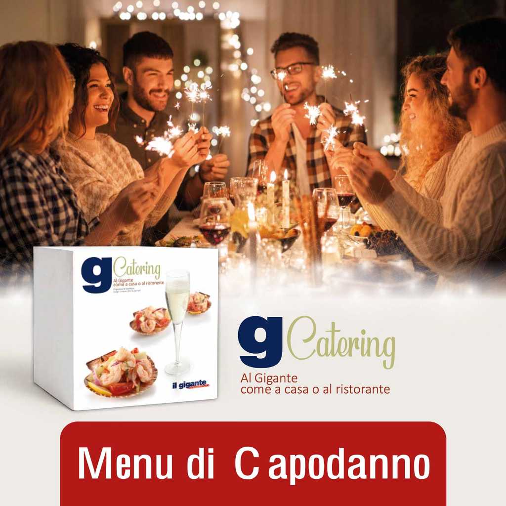 Il Gigante Menù di Capodanno fino al 30 dicembre 2024
