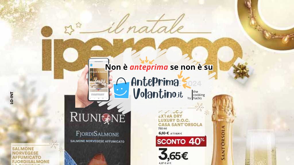 Volantino Ipercoop dal 12 al 26 dicembre 2024 su Anteprimavolantino.it