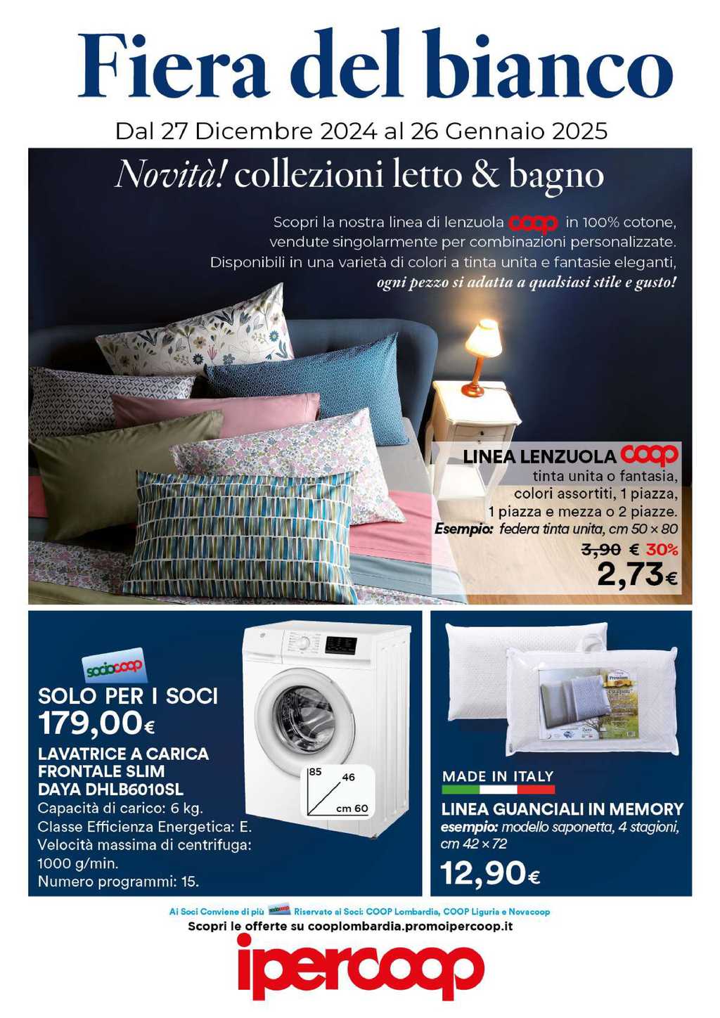 Volantino Ipercoop Fiera del Bianco fino al 26 gennaio 2025