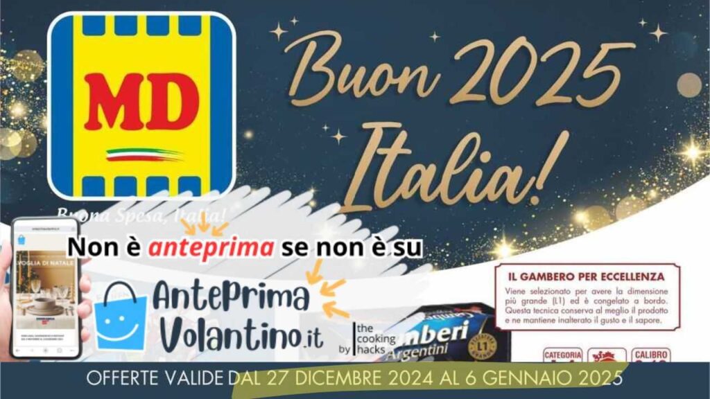 Volantino MD dal 27 dicembre 2024 al 6 gennaio 2025
