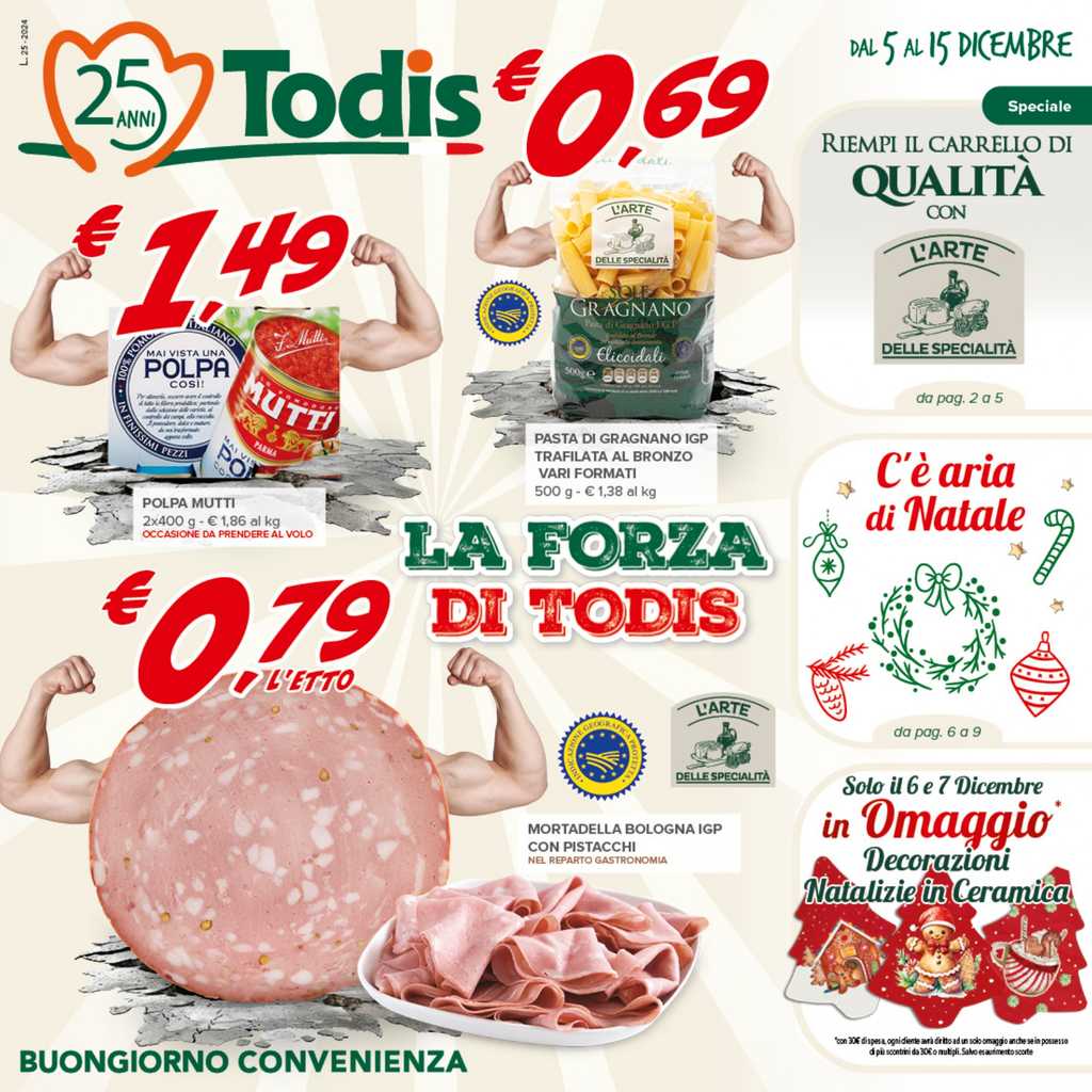 Volantino Todis dal 5 al 15 dicembre 2024