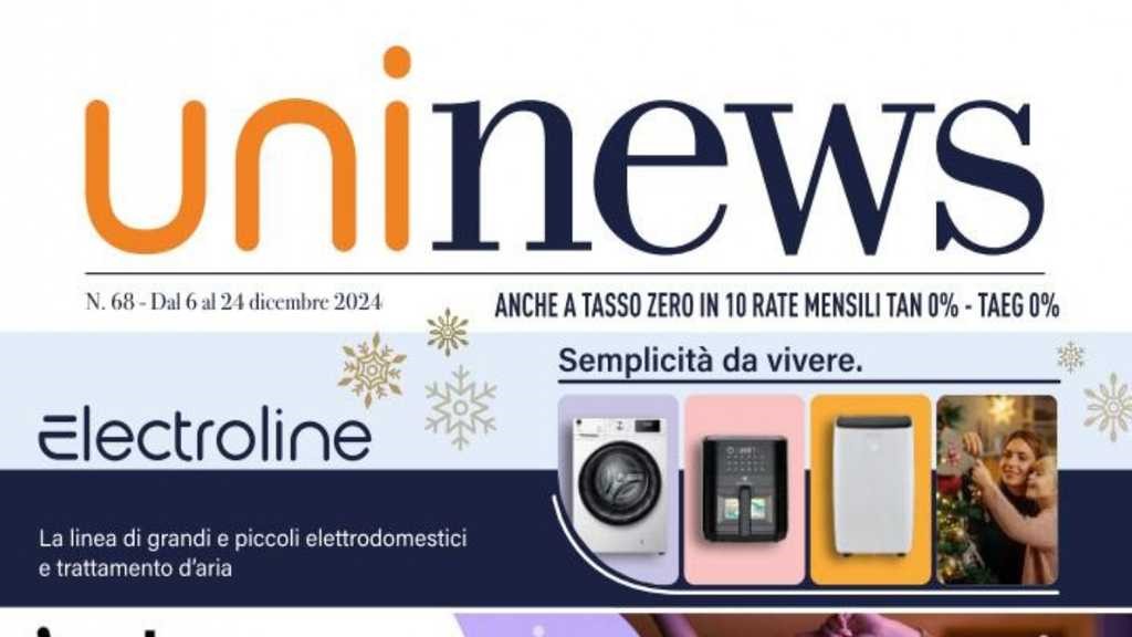 Volantino Unieuro Speciale fino al 24 dicembre 2024 su Anteprimavolantino.it