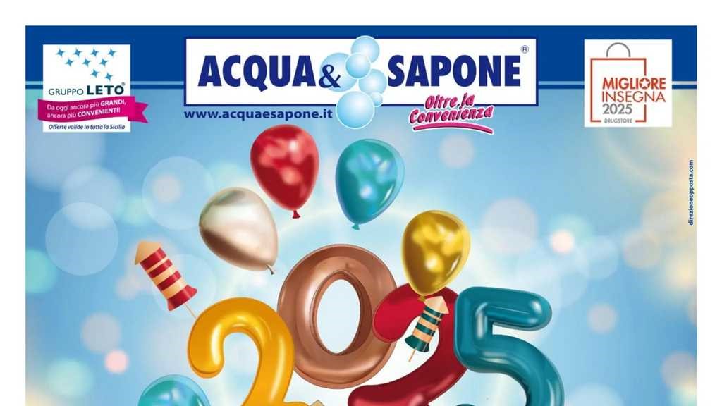 Volantino Acqua e Sapone dal 13 al 26 gennaio 2025