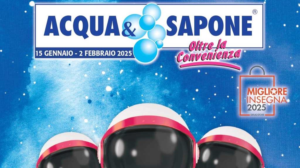 Volantino Acqua e Sapone Toscana Umbria dal 15 gennaio al 2 febbraio 2025