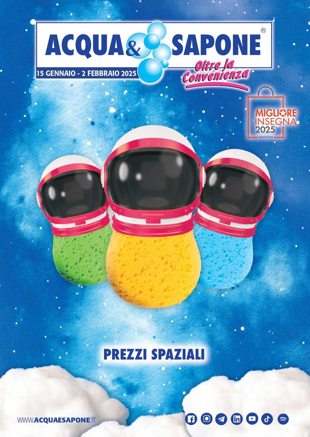 Volantino Acqua e Sapone Toscana Umbria dal 15 gennaio al 2 febbraio 2025