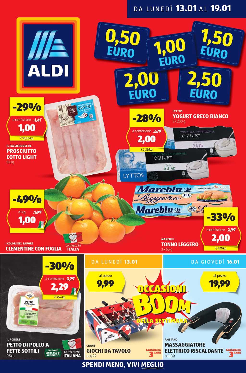 Volantino Aldi dal 13 al 19 gennaio 2025