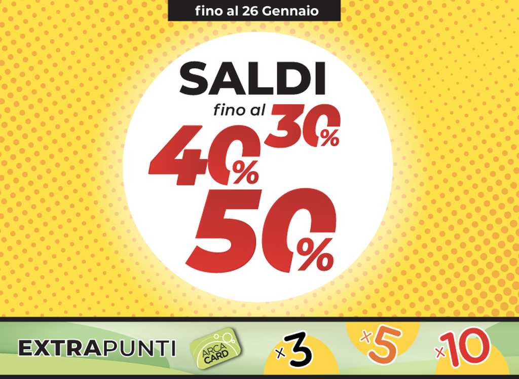 Offerte Arcaplanet fino al 26 gennaio 2025