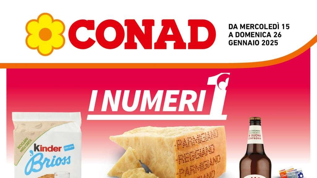 Volantino Conad Campania dal 15 al 26 gennaio 2025