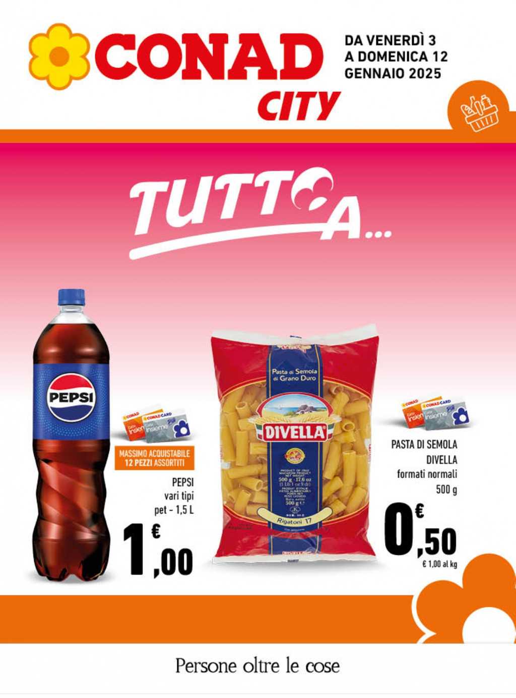 Volantino Conad City Campania dal 3 al 12 gennaio 2025