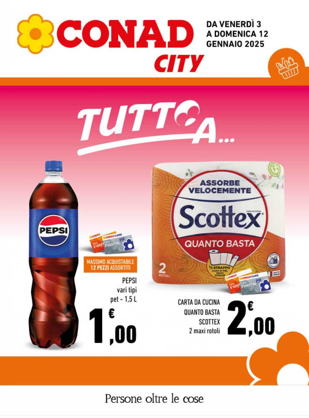 Volantino Conad City Lazio dal 3 al 12 gennaio 2025