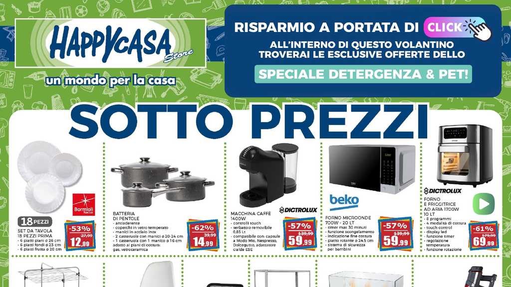 Volantino Happy Casa